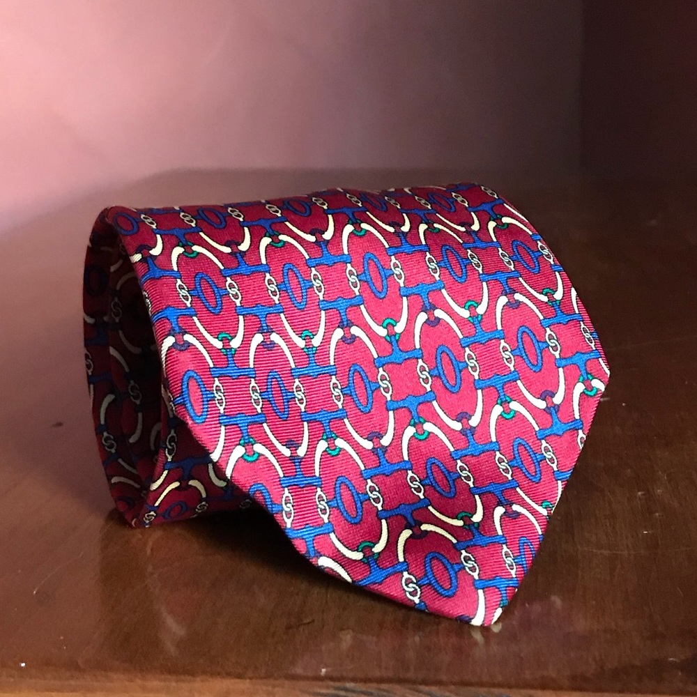 Vintage Brooks Brothers Horsebit Necktie